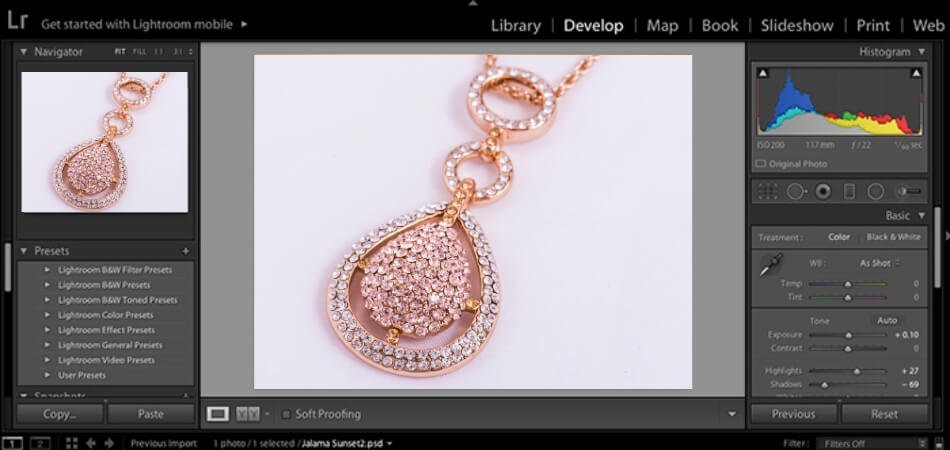 Is it Convenient to Edit Jewelry Photos in Lightroom