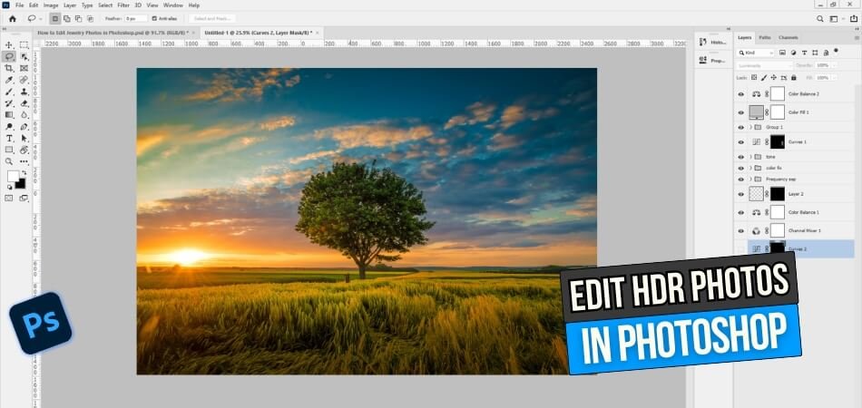 How to Edit HDR Photos in Photoshop