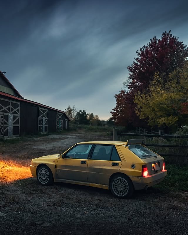 Autumn Car Stop