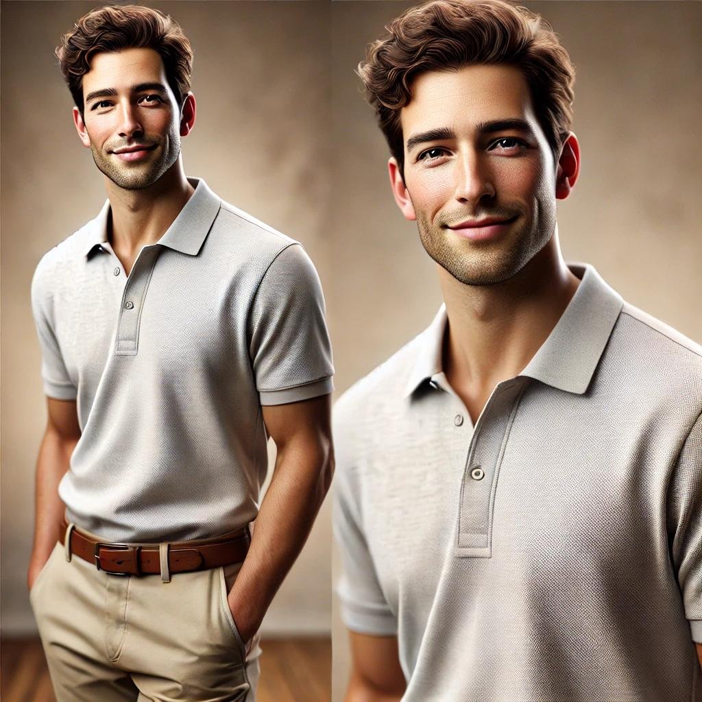 Business Casual Polo Shirt With Khakis