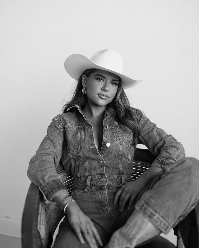 Chic Cowboy Aesthetic Portrait