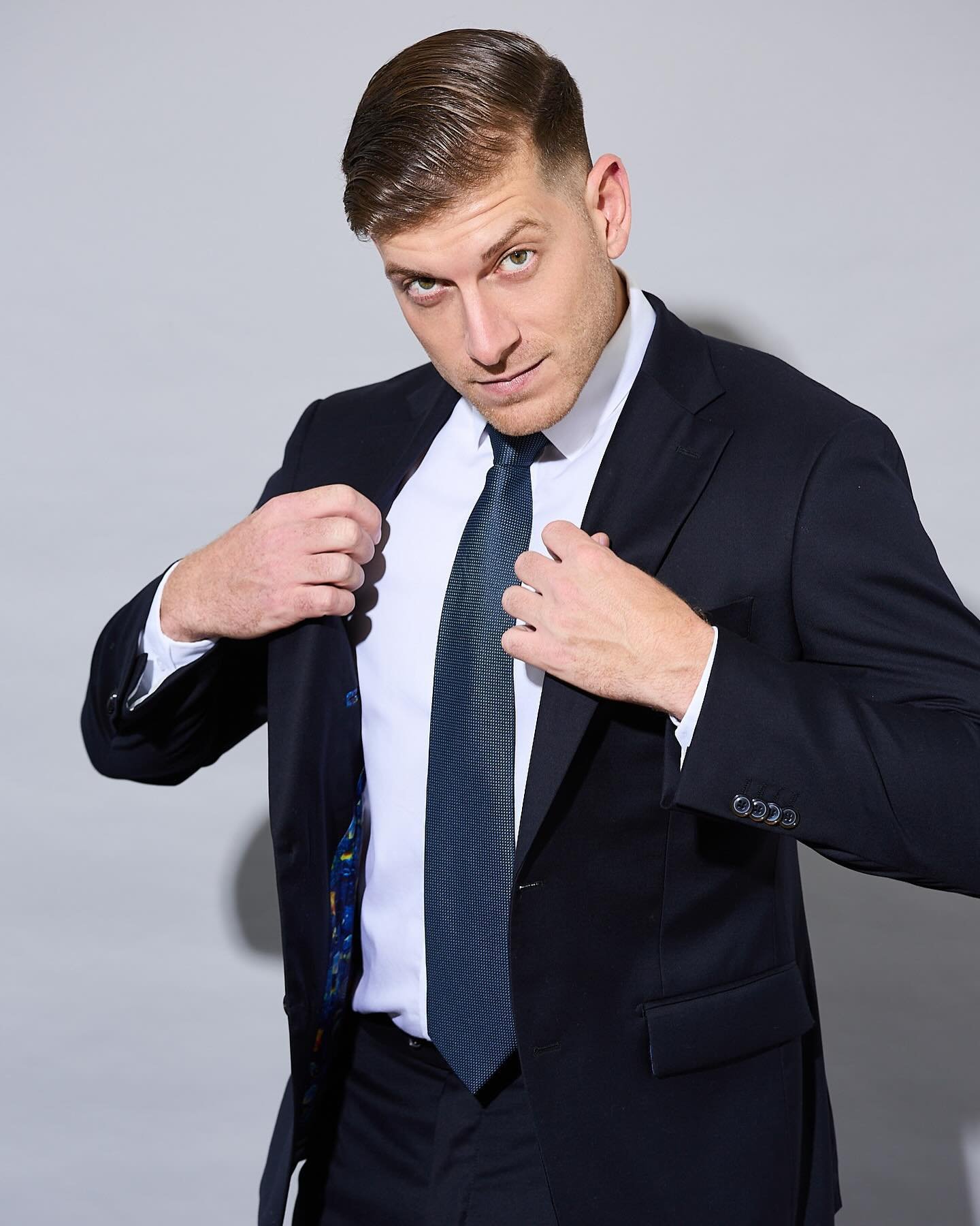 Corporate Look With A Suit And Tie
