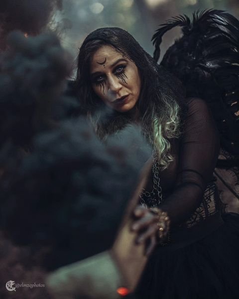 Dark Aura Halloween Portrait