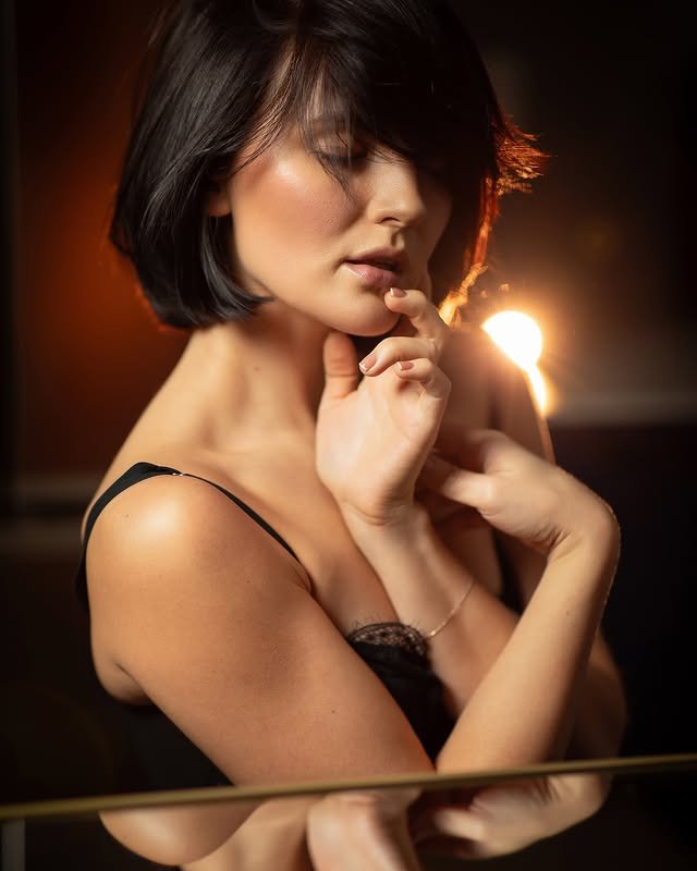 Golden Hour Sensual Portrait