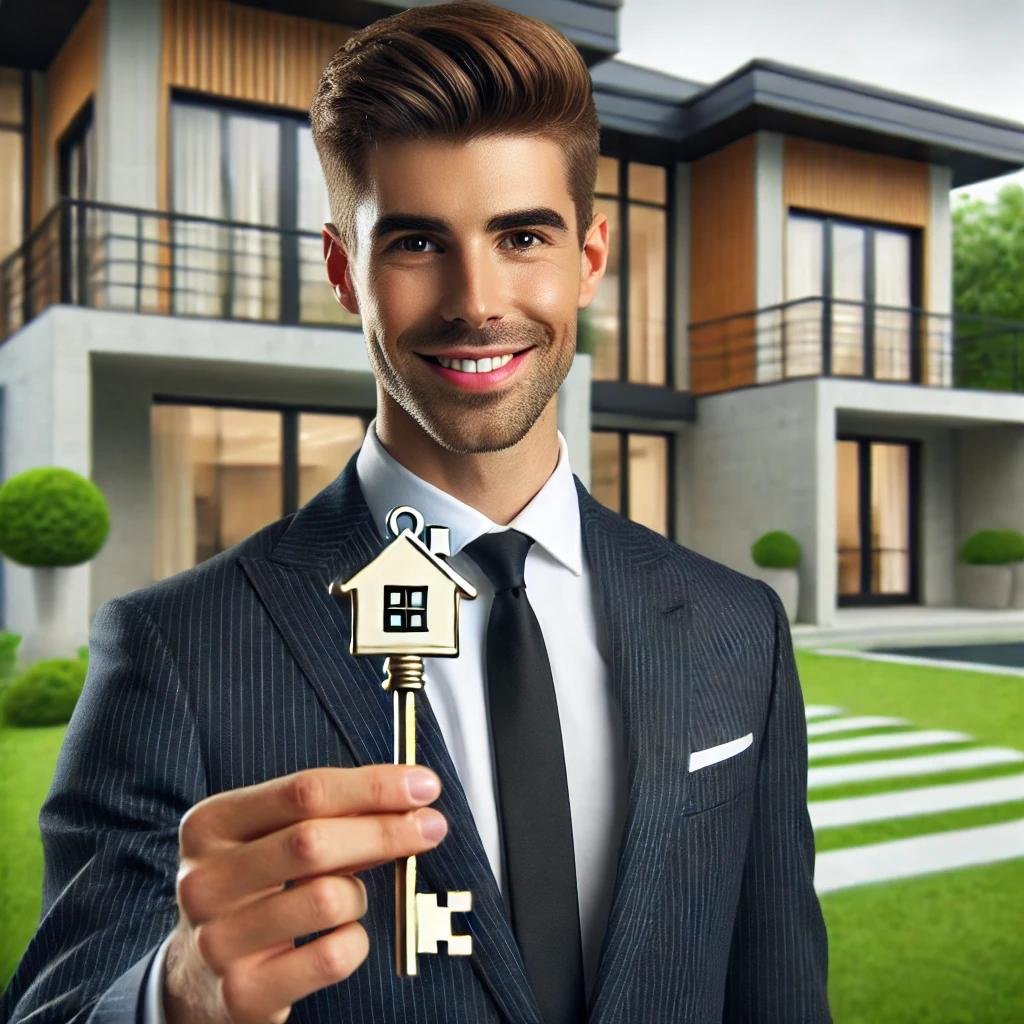 Holding A House Key Real Estate